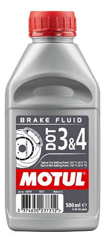 MOTUL Bremsflüssigkeit DOT 3 & 4, 500 ml