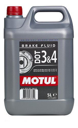 MOTUL Liquide de frein DOT 3 & 4, 5 l