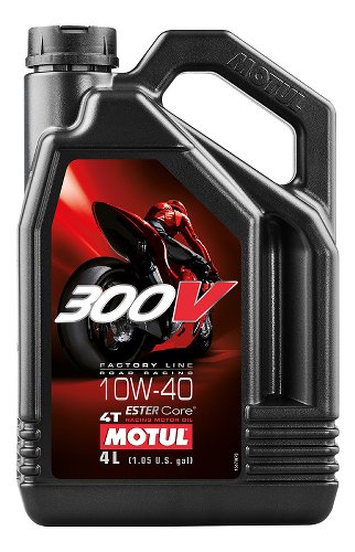 MOTUL aceite de motor 300V 4T FL Road Racing 10W40, 4 litros