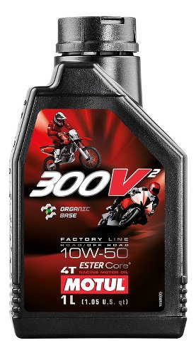 MOTUL Engine oil 300V² 4T FL RR OR 10W50, 1 liter