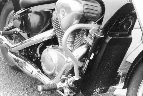 Hepco & Becker Engine guard, Chrome - Honda VT 600 C