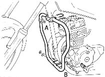 Hepco & Becker Engine protection bar, Chrome - Honda CM 125