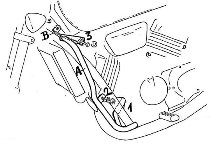 Hepco & Becker Protezione motore, Cromata - Honda VF 750 C