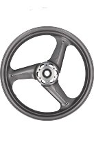 Ducati Front wheel, grey - 620, 750, 800, 1000 Monster, SS