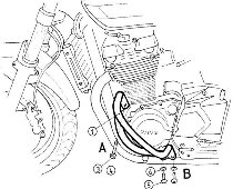 Suzuki Motorschutzbügel GSX 1400 chrom