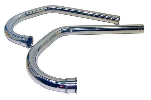 Moto Guzzi Manifold kit, stainless steel - Le Mans 3, 4, 5