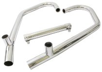 Moto Guzzi Manifold kit stainless steel (cross over