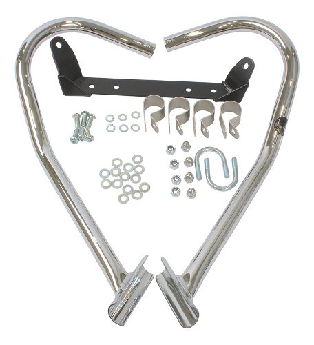 Hepco & Becker Engine protection bar, Chrome - Moto Guzzi