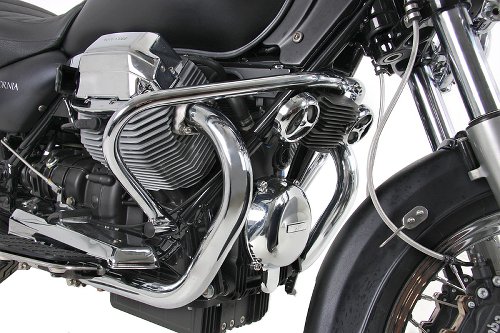 Hepco & Becker Engine protection bar, Chrome - Moto Guzzi