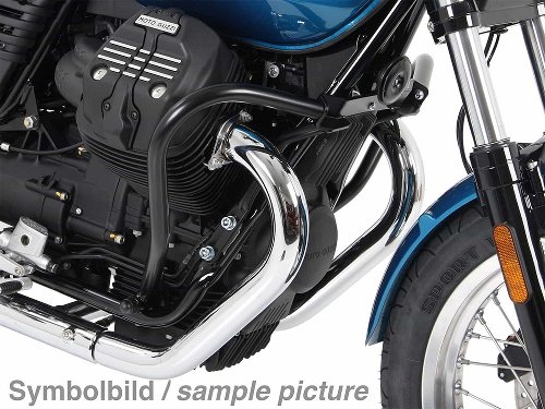 Hepco & Becker Engine protection bar, Chrome - Moto Guzzi V