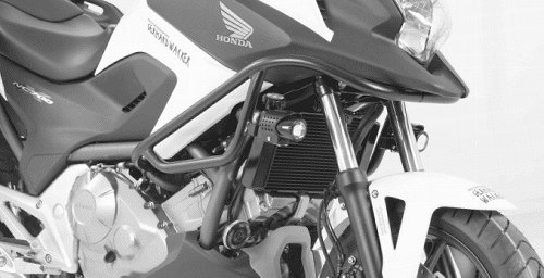 Hepco & Becker Engine protection bar, Black - Honda NC 700 X