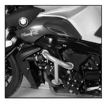 Hepco & Becker Engine protection bar, Black - BMW K 1200 R