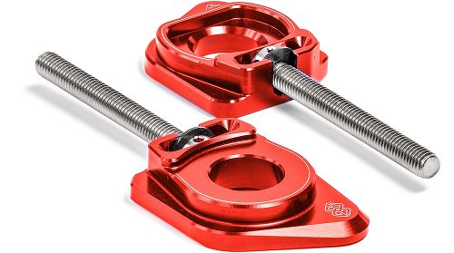 Gilles AXB Kettenspanner, rot - Yamaha YZF-R1/M