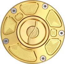 SD-Tec Racing fuel filler cap with quick release, gold