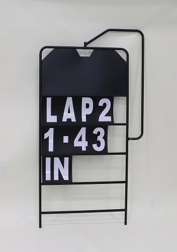 SD-Tec Pit Board cadre noir, 63 pièces, blanc