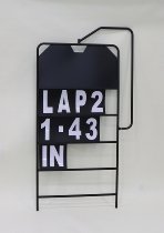 SD-Tec Pit board black, frame 37-pcs, white