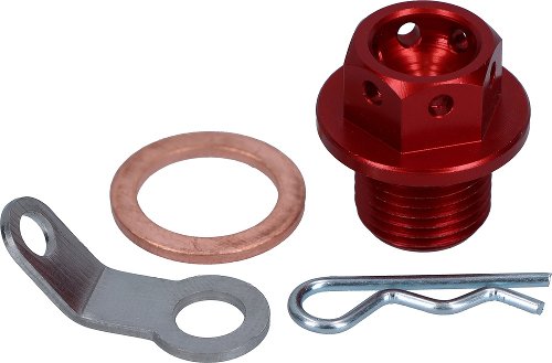 SD-Tec oil drain plug magnetic red M14x12mm x1,25 Suzuki