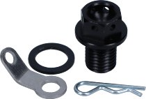 SD-Tec oil drain plug magnetic black M12x12mm x 1,5mm