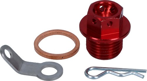 SD-Tec oil drain plug magnetic red M16x12mm x 1,5mm BMW