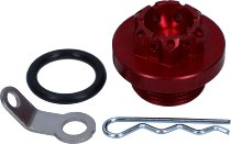 SD-Tec oil filler plug red M22 x 1,5mm Ducati