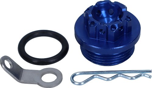 SD-Tec oil filler plug blue M25 x 1,5mm Aprilia / MV