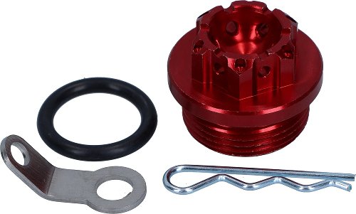 SD-Tec oil filler plug red M25 x 1,5mm Aprilia / MV