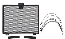 SD-Tec Kühlerschutzgitter schwarz KTM 1290 (1Pcs)