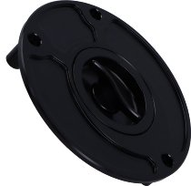 SD-Tec Racing tank cap with quick-release fastener, black