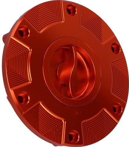 SD-Tec Racing-Tankdeckel mit Schnellverschluss, orange KTM