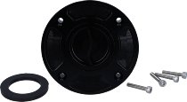 SD-Tec Racing-Tankdeckel mit Schnellverschluss, schwarz,