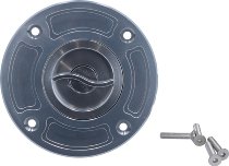 SD-Tec Racing-Tankdeckel mit Schnellverschluss, silber,