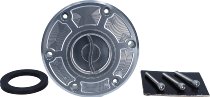 SD-Tec Racing-Tankdeckel mit Schnellverschluss, silber