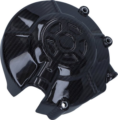 CarbonAttack engine cover, clutch cover, glossy, Ducati