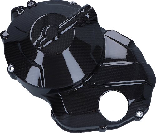 CarbonAttack engine cover, clutch cover, glossy, Ducati