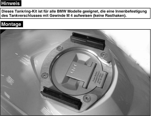 Hepco & Becker Tankring Lock-it for Inner mounting for BMW