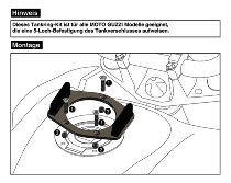 Hepco & Becker Tankring Lock-it universal 5 hole fastening