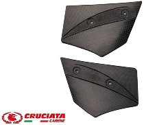 Cruciata Baffle plates for air deflector, carbon - Ducati