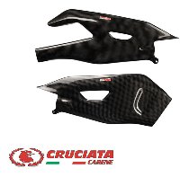 Cruciata Swing arm protection, carbon - Yamaha 1000 YZF R1