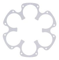 Supersprox Edge Disc 525 - 39Z (argent)