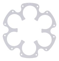 Supersprox Edge Disc 525 - 40Z (argent)
