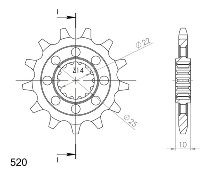 Supersprox Pinion 520 - 14Z