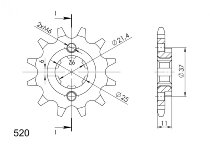 Supersprox Pinion 520 - 12Z