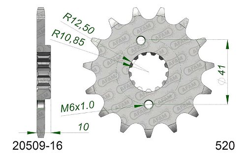 Supersprox pignon 520 - 16Z