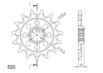 Supersprox pignone 520 - 11Z