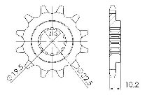 Supersprox Pinion 520 - 12Z - fine toothed 19,5/22,0