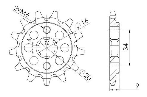 Supersprox Pinion 520 - 11Z