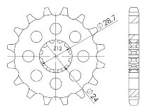 Supersprox Pinion 530 - 15Z - fine toothed 24,0/28,5