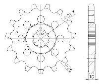 Supersprox Pinion 630 - 15Z - fine toothed 21,6/25,0