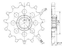 Supersprox Pinion 630 - 15Z - fine toothed 24,0/28,5