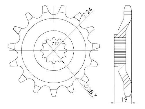 Supersprox Pinion 630 - 15Z - fine toothed 24,0/28,5